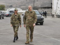 Президент Азербайджана и первая леди посетили освобожденный от оккупации Агдамский район