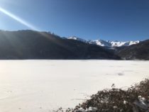 В Азербайджане замерзло озеро Гейгель